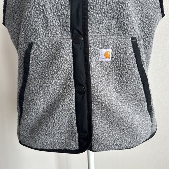 Carhartt Charcoal Fleece Vest - Picture 5 of 11